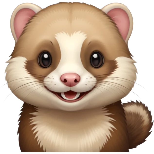 smiling ferret emoji
