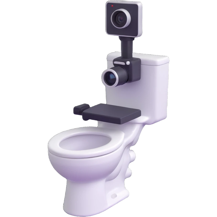toilet with camera on head, skibidi toilet cameraman emoji