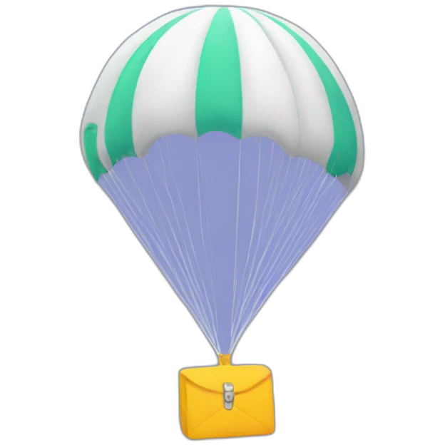 parachute and token emoji