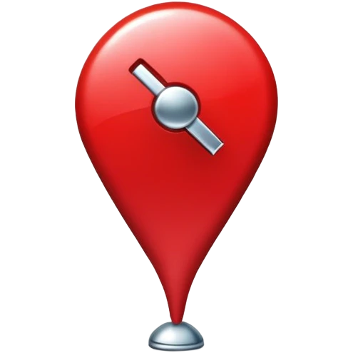 red location pin emoji