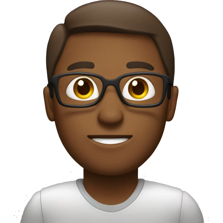 persona con computadora, pelo marron emoji