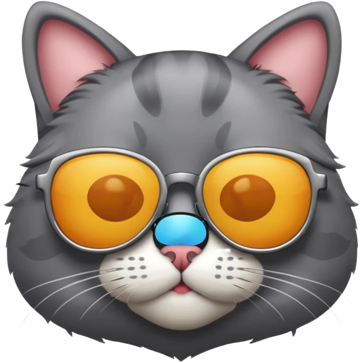 Cat wearing sunglasses emoji