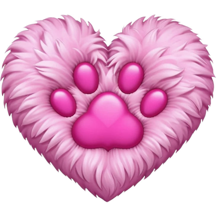 Paw heart emoji
