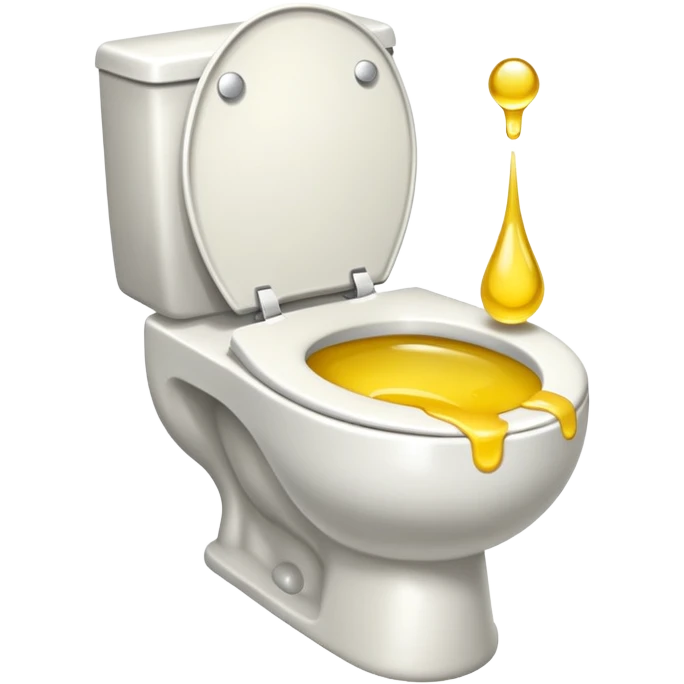 pee in toilet emoji