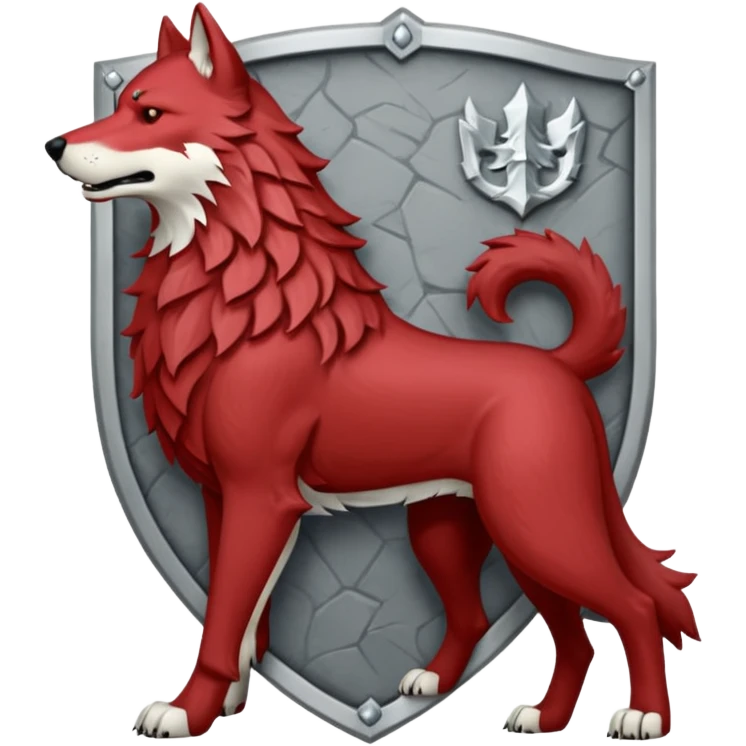 The Stark family crest emoji