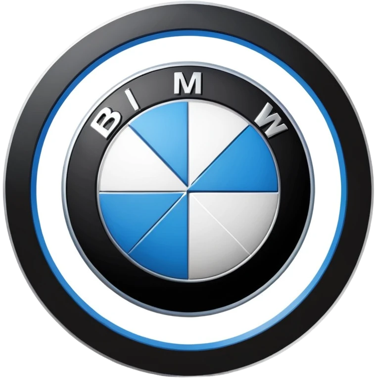 A BMW LOGO with correct colours in it emoji