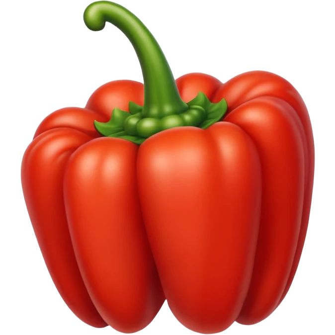 Sexy red bell pepper emoji