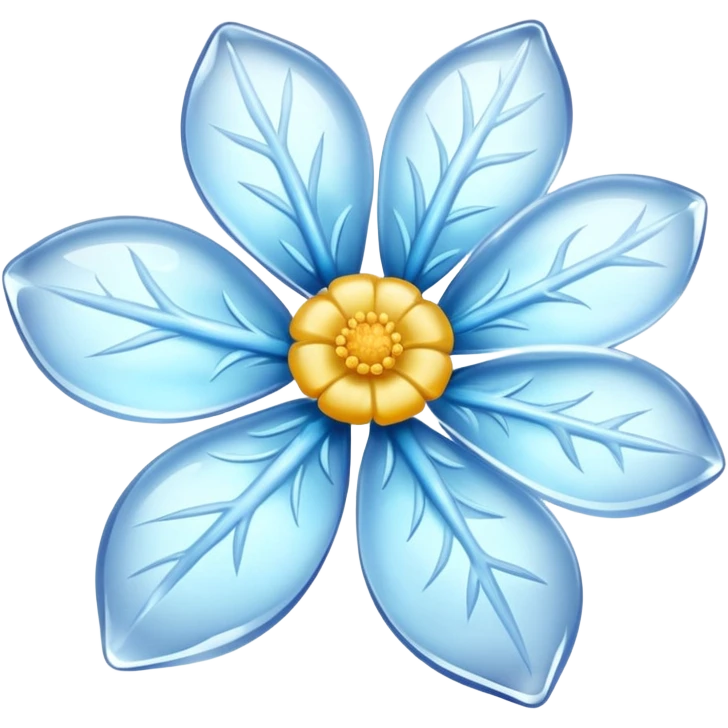 Frozen flower emoji