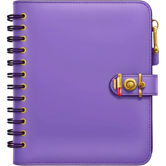 Lavender planner emoji