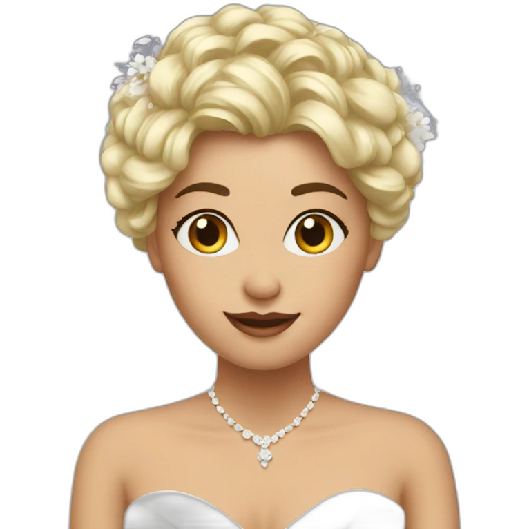 A bride emoji