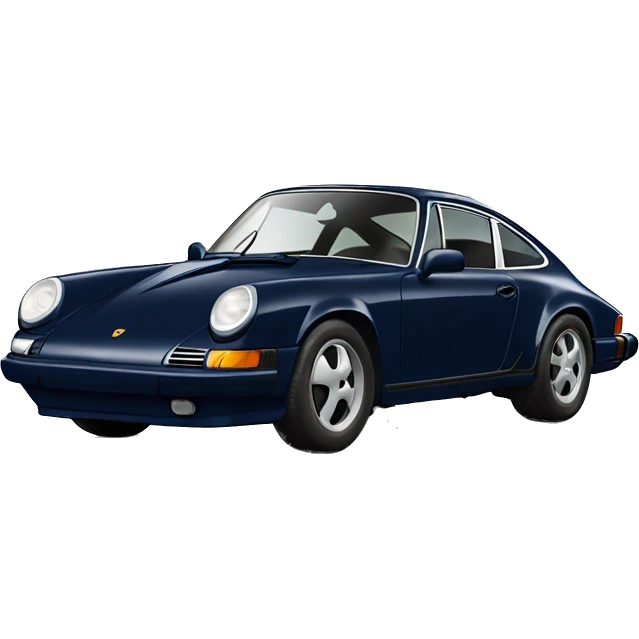 navy porsche 911 emoji