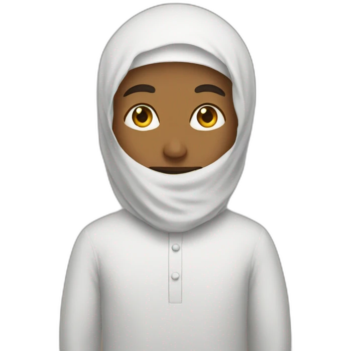 muslim with a tephilind emoji