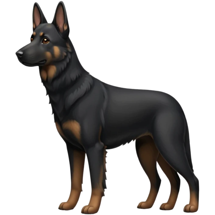 black german shepherd emoji