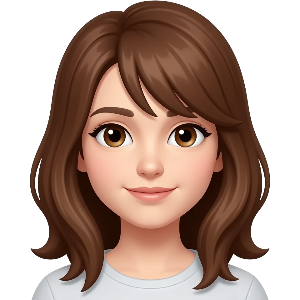 same charactere just change his hairs into total brown emoji