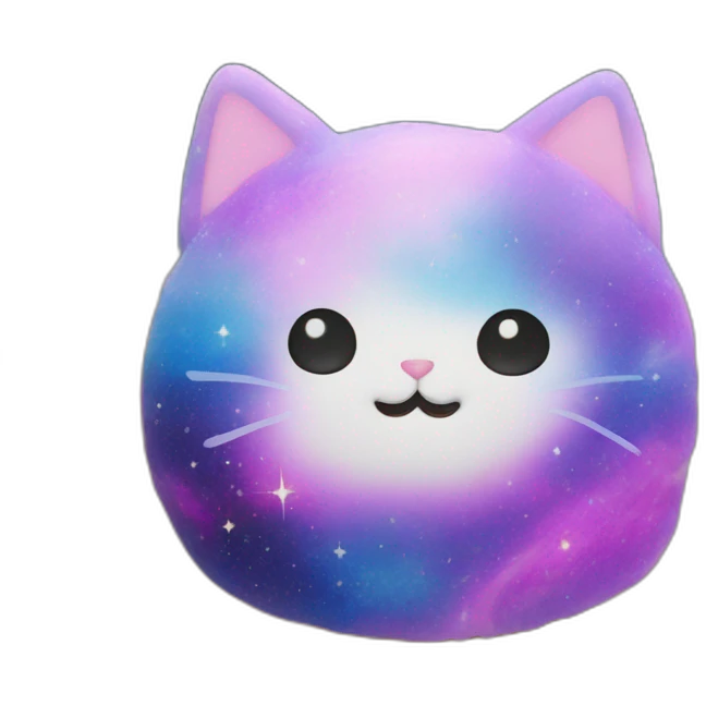 galaxy rice cake mochi cat emoji