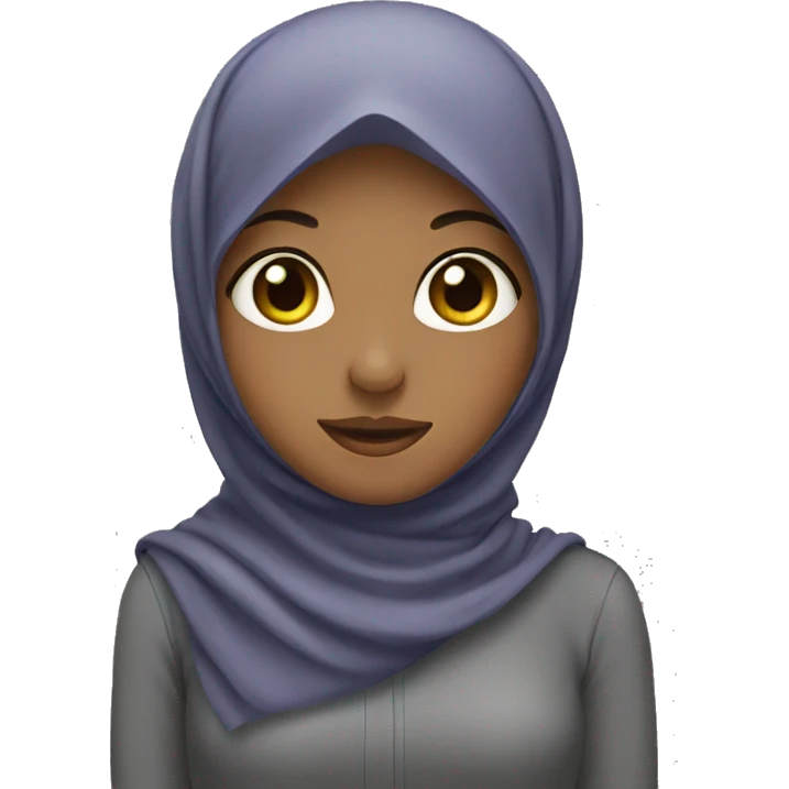 Girl with hijab emoji