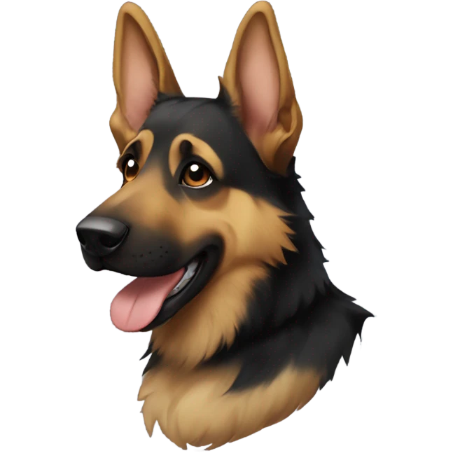 One piece with German Shepherd emoji