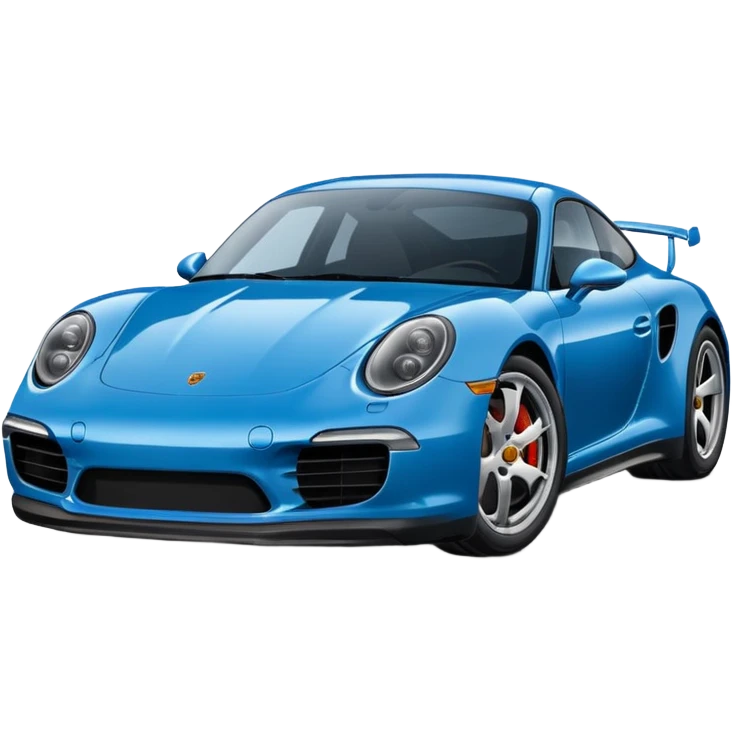 Blue Porsche  emoji