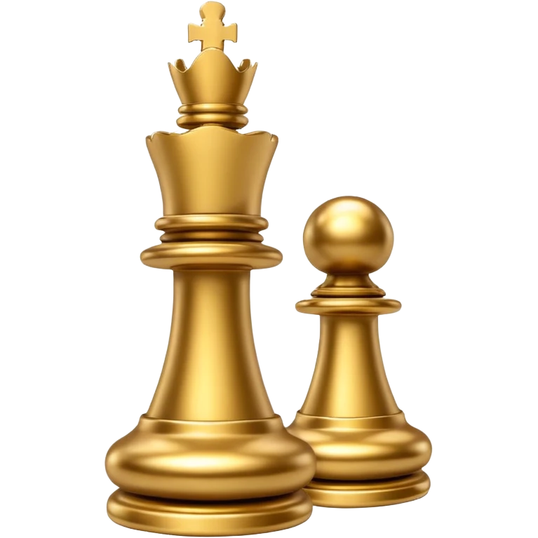 Gold chess rook emoji