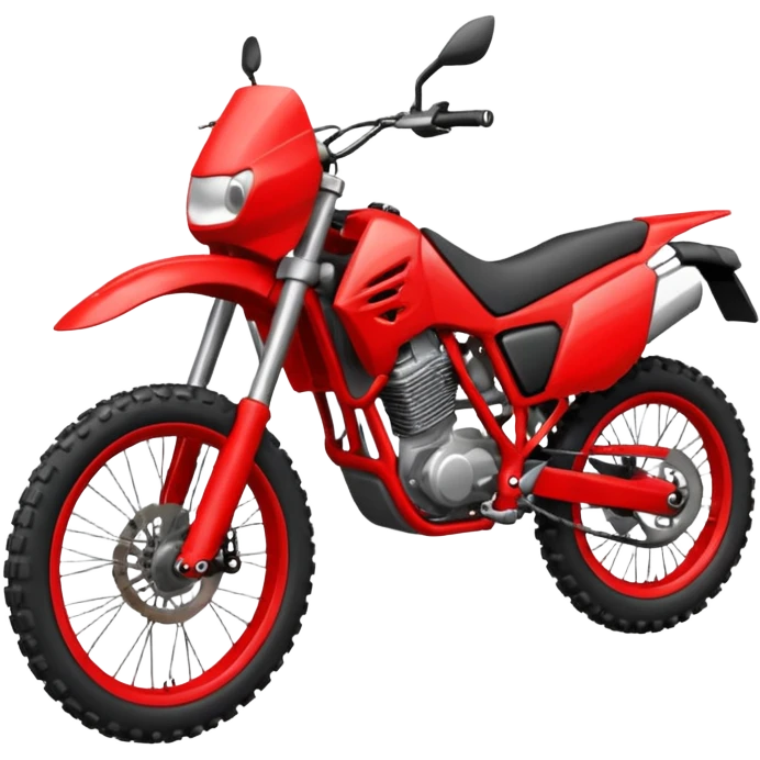 red enduro bike emoji