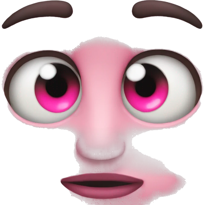 pink eyes  emoji