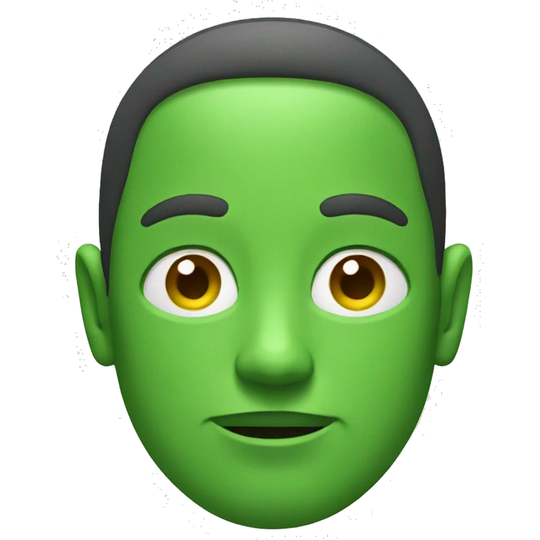 Green android emoji emoji