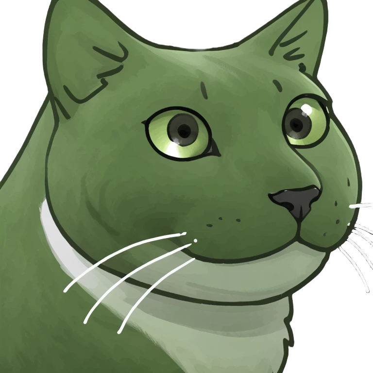 Cat black and withe emoji