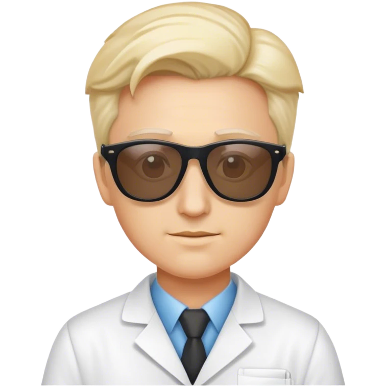 Scientist with sunglasses  emoji