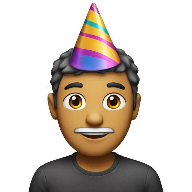 Wednesday with a party hat emoji