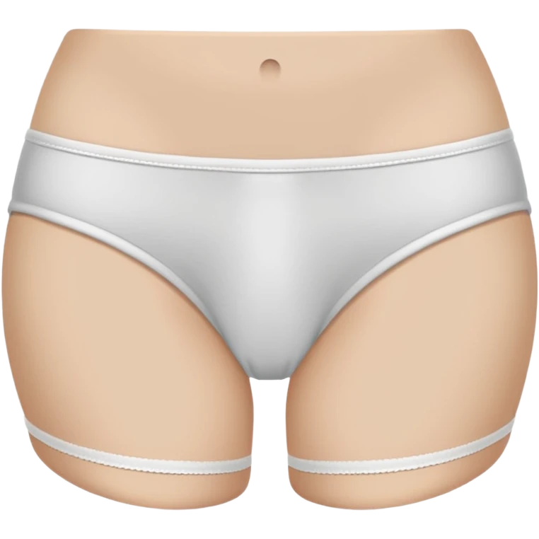 Tight white butt panties emoji