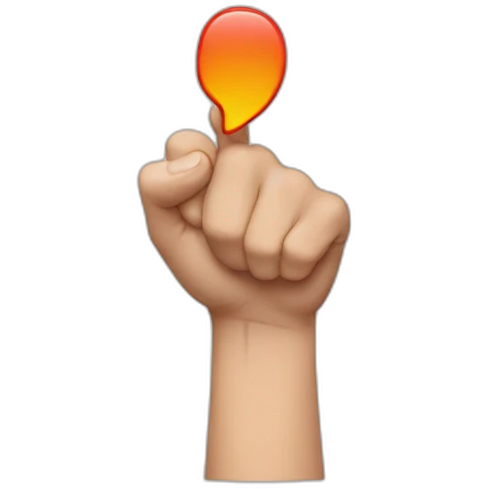 thumb dislike emoji