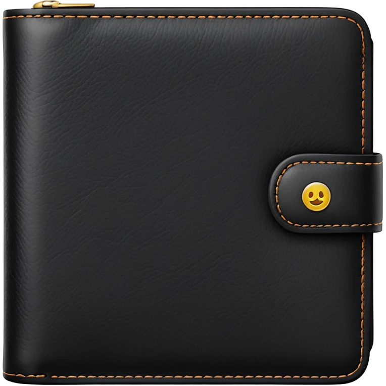 black leather wallet emoji