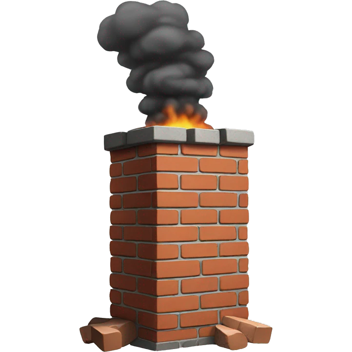 CHIMNEY with exploding bricks emoji