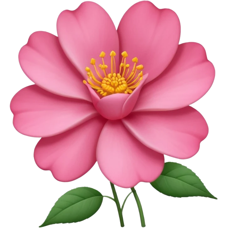 Flor rosa emoji