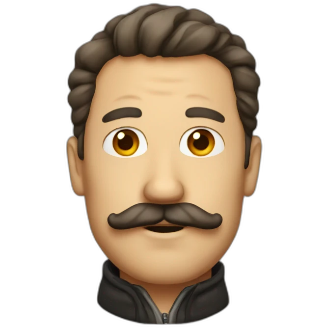 Man with moustache emoji