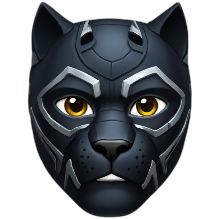 black panther mask emoji