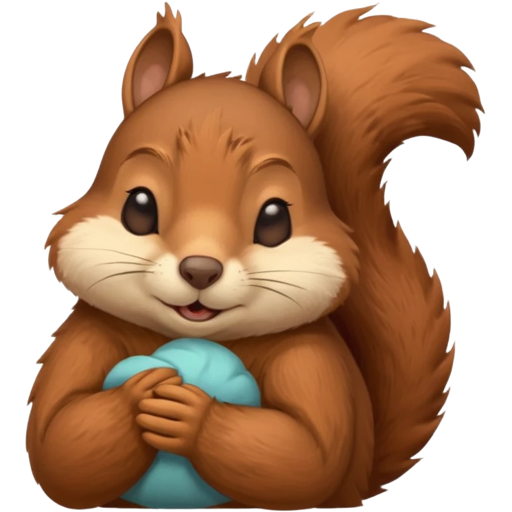 sleepy squirrel eyes closed emoji