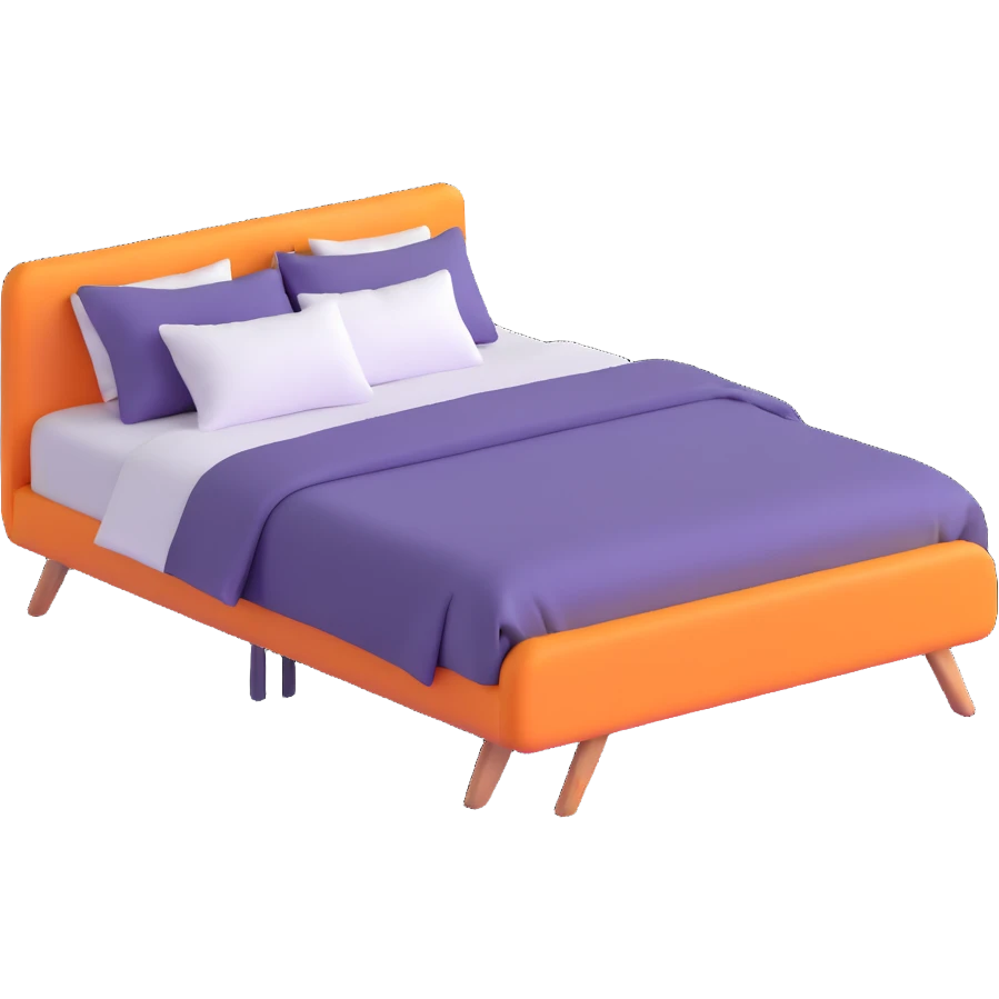 comfortable bed emoji