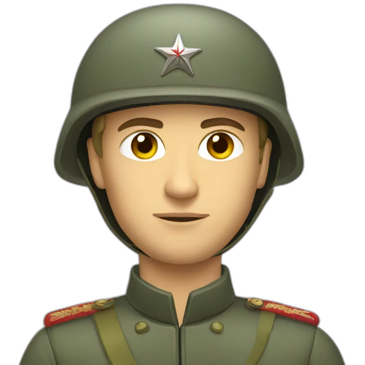 Russian soldier emoji