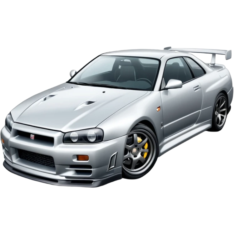 car Nissan Skyline GT-R R34 1999  emoji