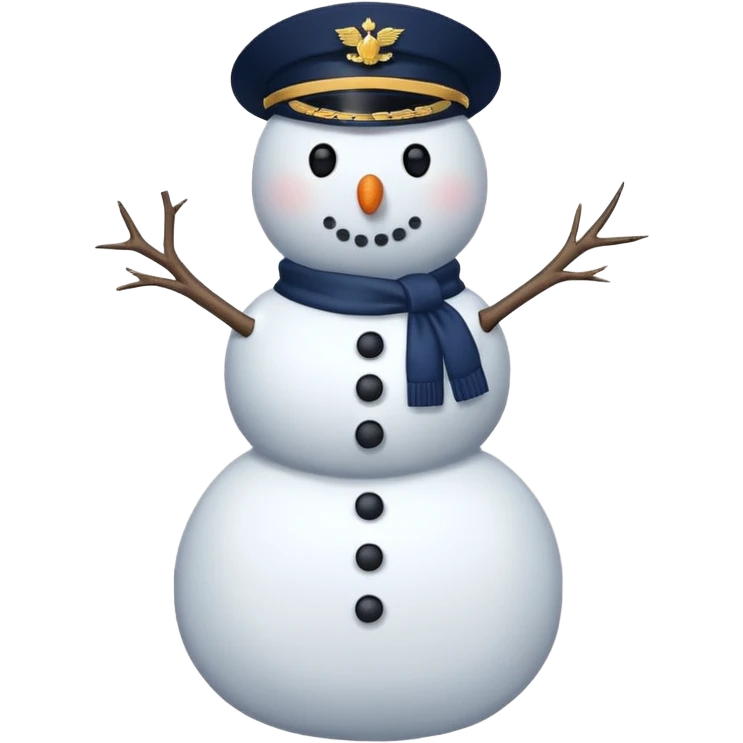 Special Navy Warfare snowman emoji