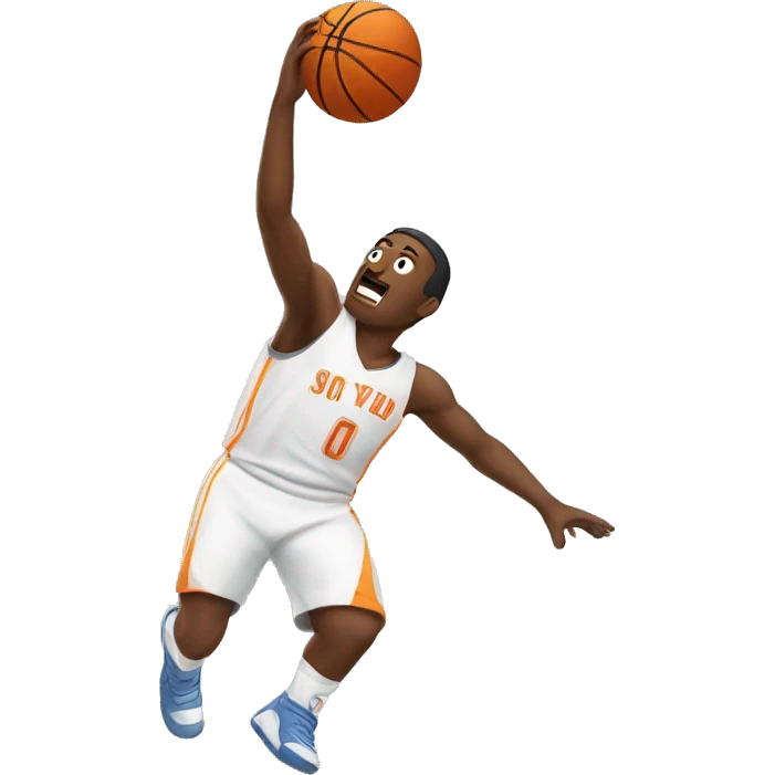 Basketball player shooting  emoji