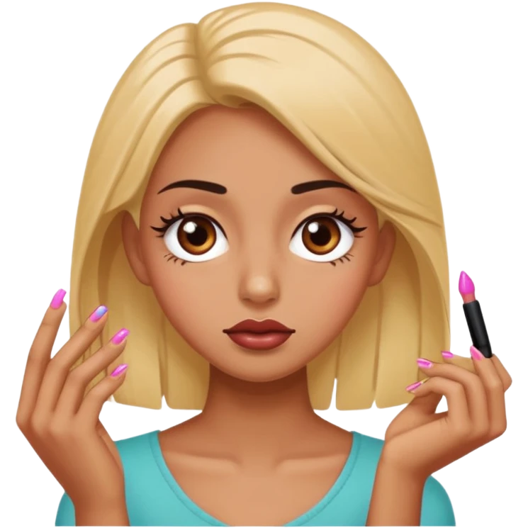 🙄💅🏻要厭世加上眼睫毛（單純頭像不要身體 emoji