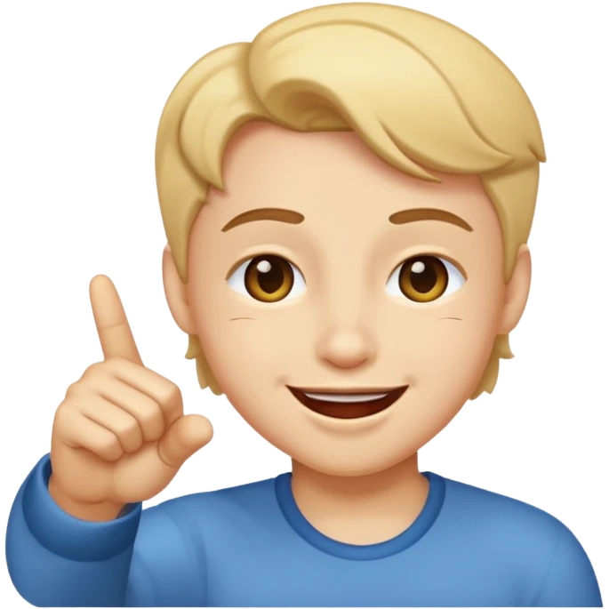 winking smirking pointing emoji