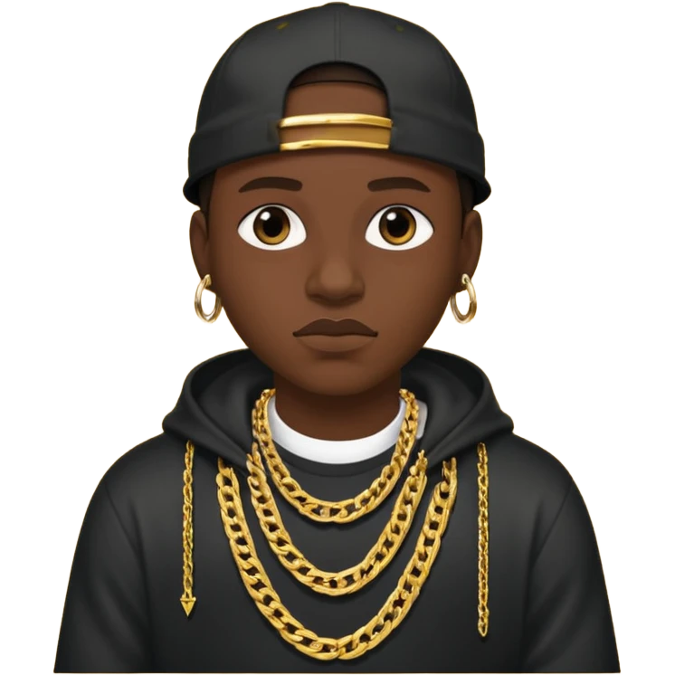 A rapper emoji