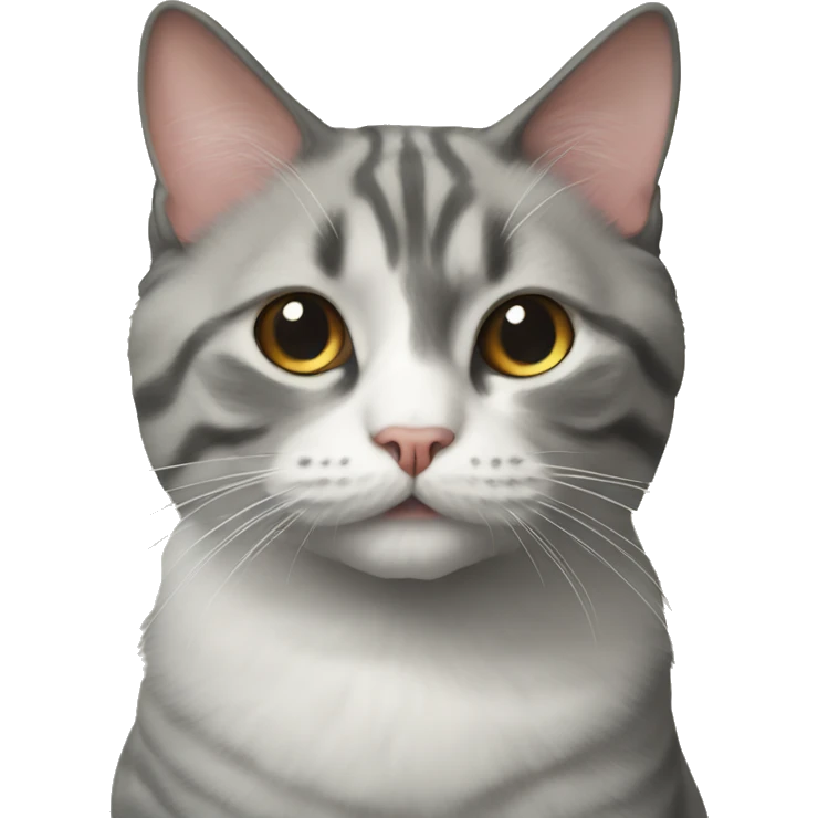 realistic indoor cat-spinx portrait emoji