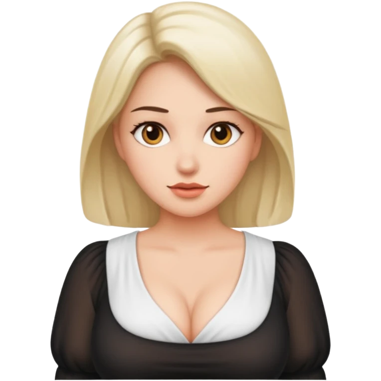 a women with big boobs emoji