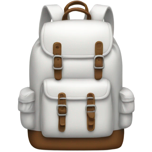 white backpack emoji