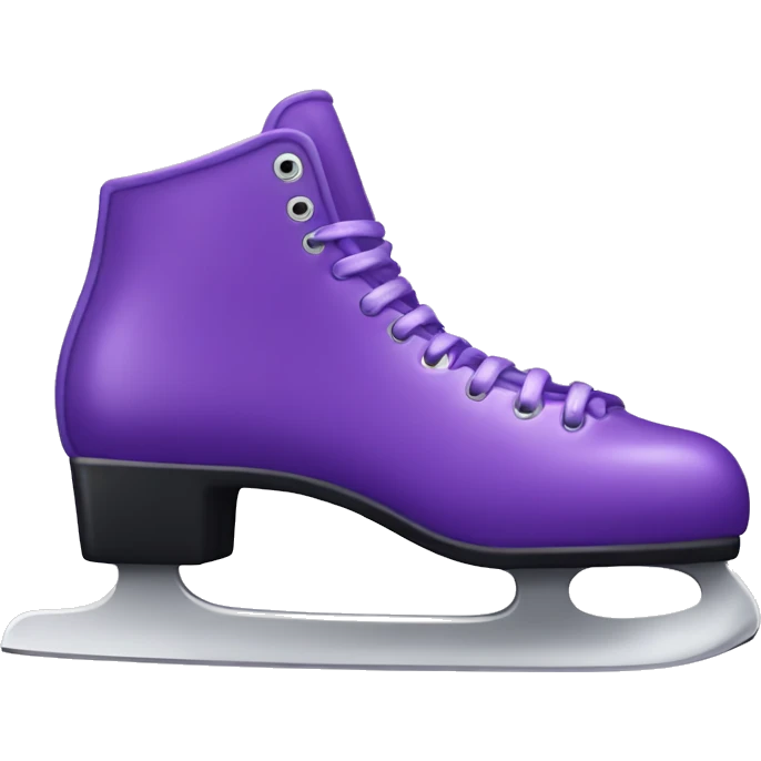 Purple ice skate emoji