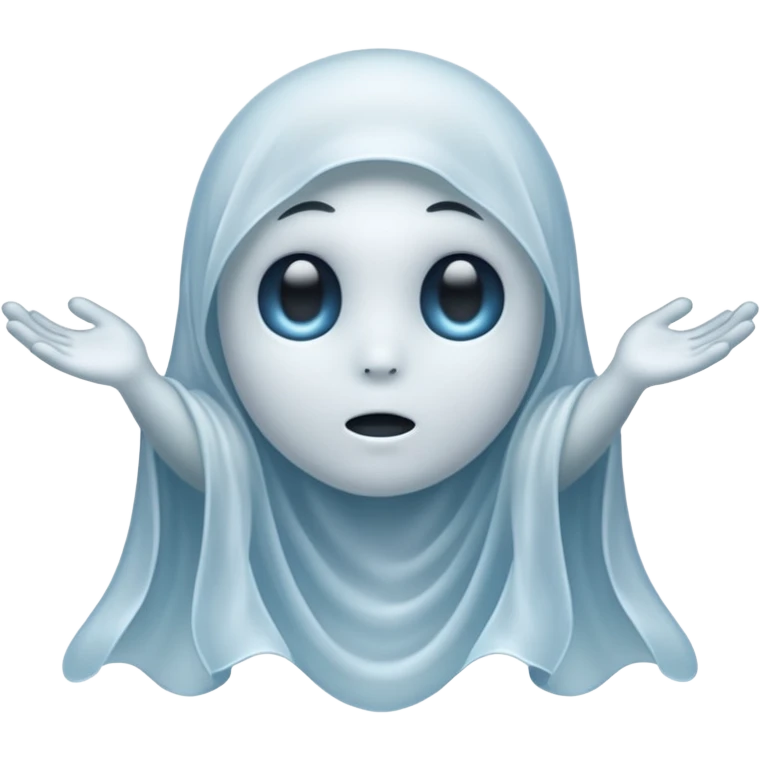 Cold ghost  emoji